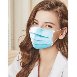 Mặt nạ dùng một lần màu xanh 25g PP Chất liệu vải không dệt OEM / ODM nhà cung cấp