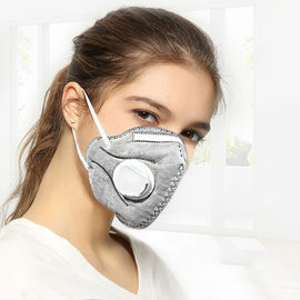 Mặt nạ bảo vệ sức khỏe gấp mặt nạ màu FFP2 với van chống ô nhiễm nhà cung cấp