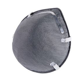 Mặt nạ dùng một lần FFP2 Sử dụng trong công nghiệp, Mặt nạ phòng độc hạt màu xám nhà cung cấp